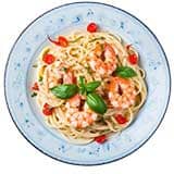 Mexican Shrimp Linguine